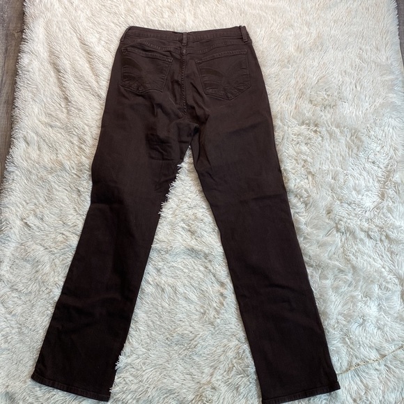 NYDJ Brown Straight Denim Jeans - Picture 2 of 9